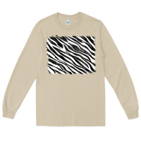 Mushroom zebra background Long Sleeve Tee - RanaPortraitStore