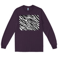 Plum zebra background Long Sleeve Tee - RanaPortraitStore