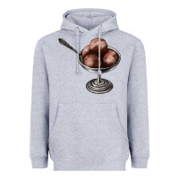Heather Grey Chocolate ice cream Heavyweight Hoodie - AdoDesignShop