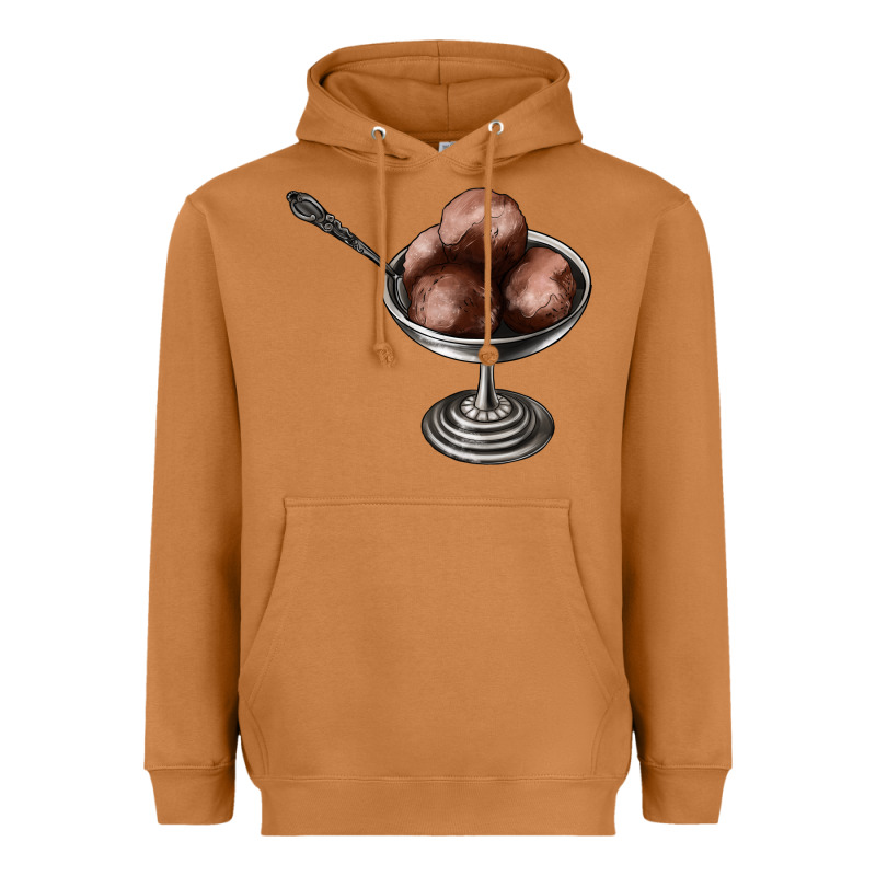 Chocolate Ice Cream Heavyweight Hoodie by AdoDesignShop | Teevron