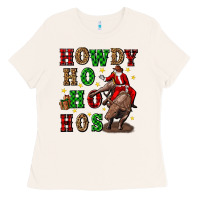 Bone howdy ho ho hos christmas Ladies Tee - CowGirlArtShop