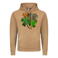 Vintage Camel Leopard shamrock St. Patricks Day Vintage Hoodie - FaDigitalArtStudio