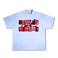 Grape Ice Shut up and kiss me Urban Heavy Tee - FaDigitalArtStudio