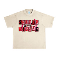 Sandshell Shut up and kiss me Urban Heavy Tee - FaDigitalArtStudio