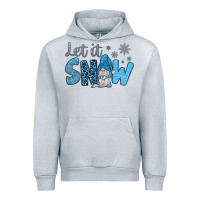 Heather Grey let it snow Urban Hoodie - JahusDesignShop