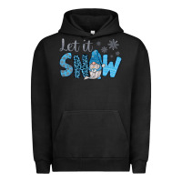 Pigment Black let it snow Urban Hoodie - JahusDesignShop