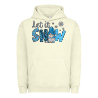 Pigment Pistachio let it snow Urban Hoodie - JahusDesignShop