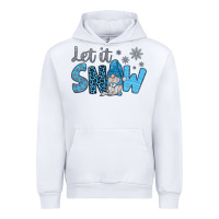 White let it snow Urban Hoodie - JahusDesignShop