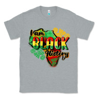 Heather Grey i am black history Classic Tee - CowGirlArtShop