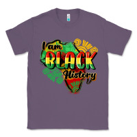 Lavender i am black history Classic Tee - CowGirlArtShop