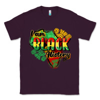 Plum i am black history Classic Tee - CowGirlArtShop
