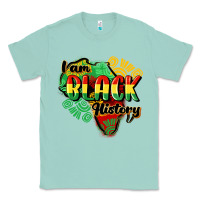Seafoam i am black history Classic Tee - CowGirlArtShop