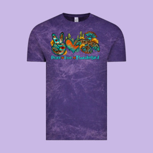 Peace Love Thunderbird Vintage Tee Designed By Oliviacreatesart