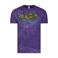 Cloud Purple peace love thunderbird Vintage Tee - OliviaCreatesArt