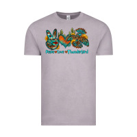 Vintage Zinc peace love thunderbird Vintage Tee - OliviaCreatesArt