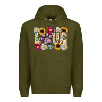 Army Green love dog Premium Hoodie - CowhideDigitalArt