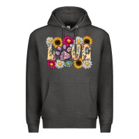 Charcoal Heather love dog Premium Hoodie - CowhideDigitalArt