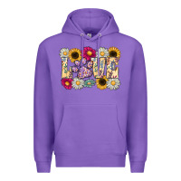 Purple love dog Premium Hoodie - CowhideDigitalArt
