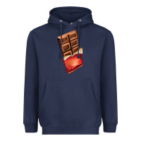 Navy chocolate Heavyweight Hoodie - AdoDesignShop