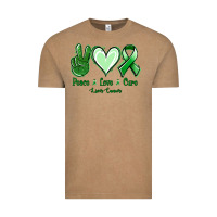 Vintage Coffee Peace Love Cure Liver Cancer Vintage Tee - Jasminsmagicworld