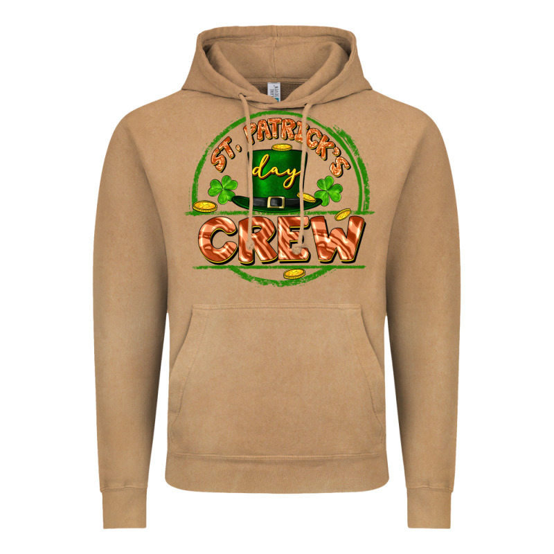 St. Patrick's Day Crew Vintage Hoodie by FaDigitalArtStudio | Teevron