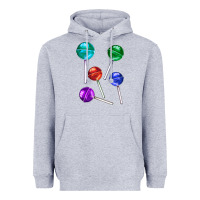Heather Grey lollipops Heavyweight Hoodie - AdoDesignShop