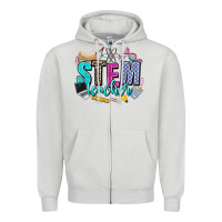Dove Grey stem teacher Zipper Hoodie - AdoDesignShop
