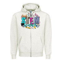 Oatmeal Heather stem teacher Zipper Hoodie - AdoDesignShop
