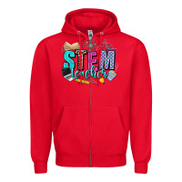 Red stem teacher Zipper Hoodie - AdoDesignShop