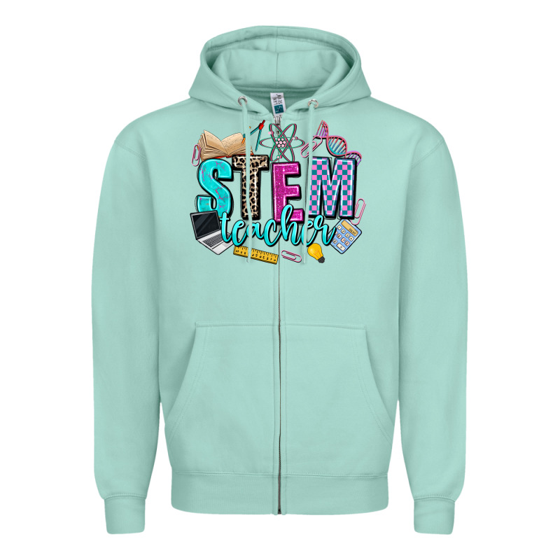 Stem Teacher Zipper Hoodie by AdoDesignShop | Teevron