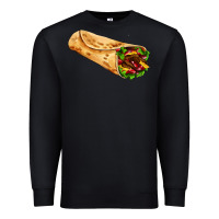Black burrito Premium Sweatshirt - AdoDesignShop