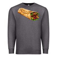 Charcoal Heather burrito Premium Sweatshirt - AdoDesignShop