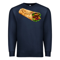Navy burrito Premium Sweatshirt - AdoDesignShop