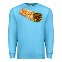 Ocean Blue burrito Premium Sweatshirt - AdoDesignShop