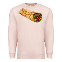 Pale Pink burrito Premium Sweatshirt - AdoDesignShop