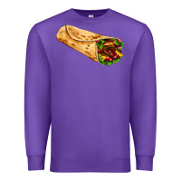 Purple burrito Premium Sweatshirt - AdoDesignShop