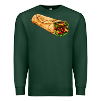 Sports Green burrito Premium Sweatshirt - AdoDesignShop