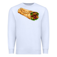 White burrito Premium Sweatshirt - AdoDesignShop