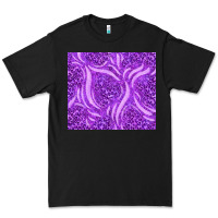 Black purple glitter with leopard pattern Premium Tee - TumblerDesignByShophia