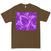 Cacao purple glitter with leopard pattern Premium Tee - TumblerDesignByShophia