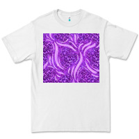 White purple glitter with leopard pattern Premium Tee - TumblerDesignByShophia