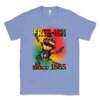 Colony Blue free ish since 1865 juneteenth Classic Tee - CowGirlArtShop
