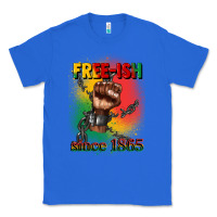 True Royal free ish since 1865 juneteenth Classic Tee - CowGirlArtShop