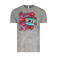 Cloud Rock valentines day casette olivia Vintage Tee - OliviaCreatesArt