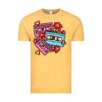 Vintage Mustard valentines day casette olivia Vintage Tee - OliviaCreatesArt