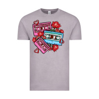 Vintage Zinc valentines day casette olivia Vintage Tee - OliviaCreatesArt