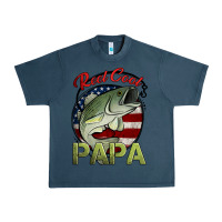 Midnight Navy reel cool papa fishing Urban Heavy Tee - Jasminsmagicworld