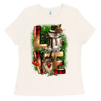 Bone love snowman gnome Ladies Tee - CowGirlArtShop
