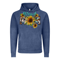 Vintage Denim Blessed mom Mother's Day Vintage Hoodie - FaDigitalArtStudio
