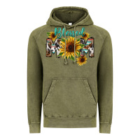 Vintage Olive Blessed mom Mother's Day Vintage Hoodie - FaDigitalArtStudio